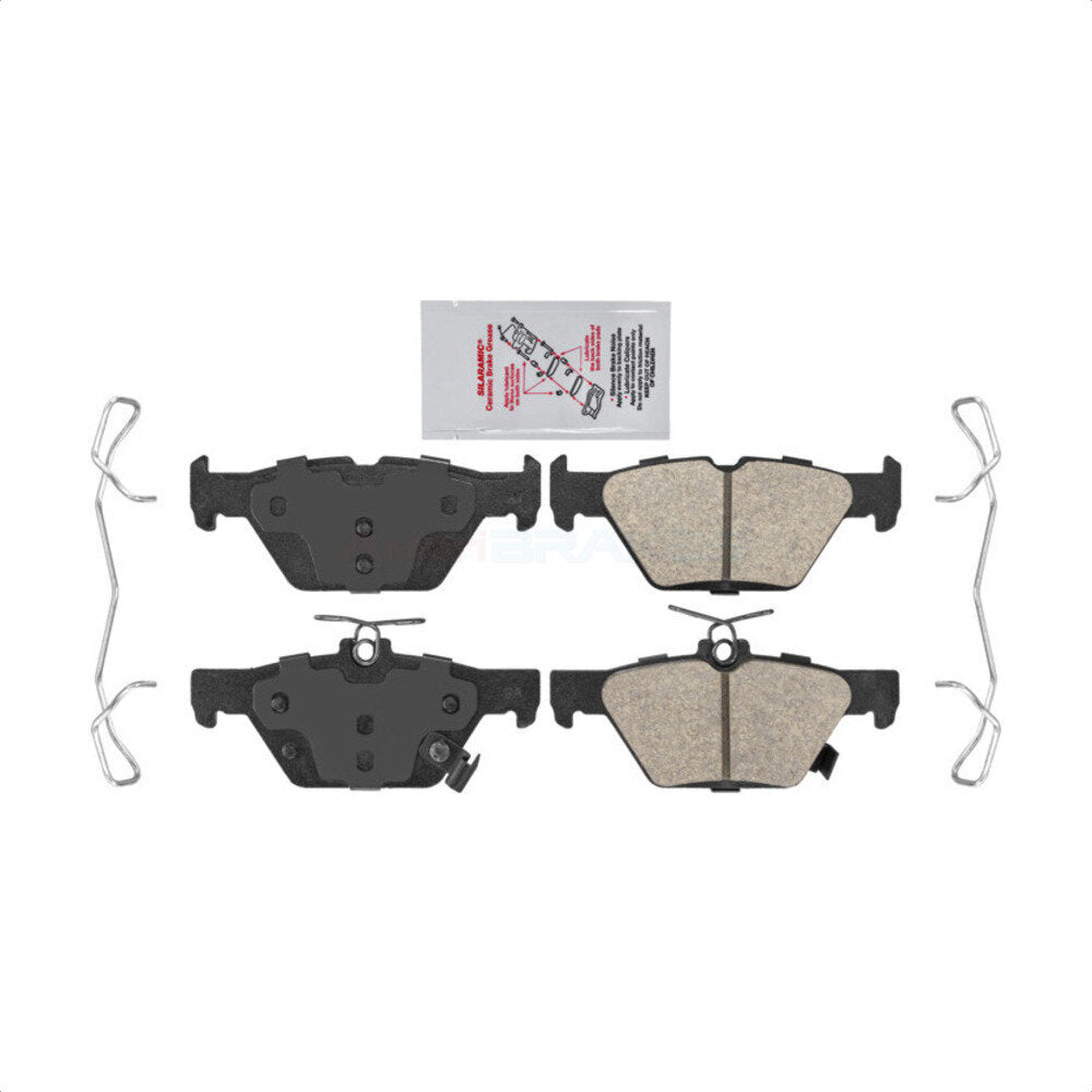 AmeriBRAKES NWF-PRC1808 Disc Brake Pad for 2015-2025 Subaru Crosstrek, Subaru Impreza, Subaru WRX - Rear