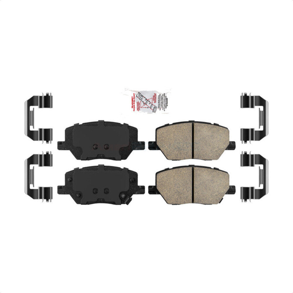 AmeriBRAKES NWF-PRC1811 Disc Brake Pad for 2015-2024 Dodge Hornet, Jeep Compass, Fiat 500X - Front