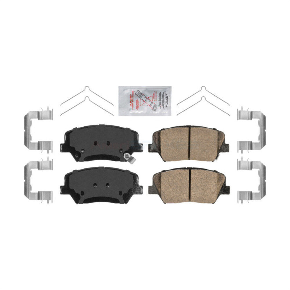 AmeriBRAKES NWF-PRC1815 Disc Brake Pad for 2016-2022 Hyundai Nexo, Hyundai Santa Fe Sport, Kia Sorento - Front