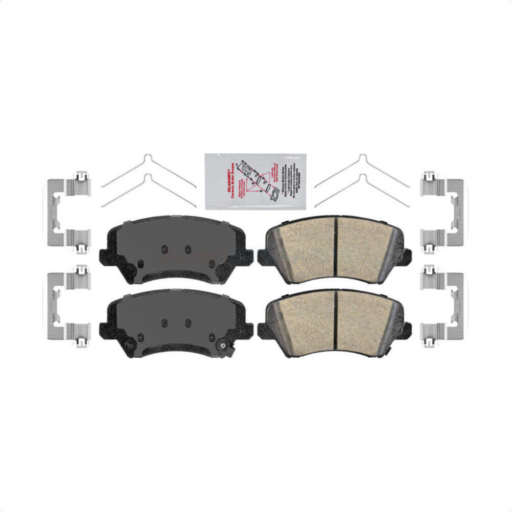AmeriBRAKES NWF-PRC1828 Disc Brake Pad for 2016-2021 Hyundai Veloster, Hyundai Elantra GT, Kia Forte - Front