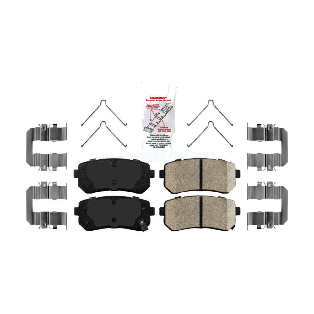 AmeriBRAKES NWF-PRC1829 Disc Brake Pad for 2016-2020 Hyundai Sonata, Kia Optima - Rear