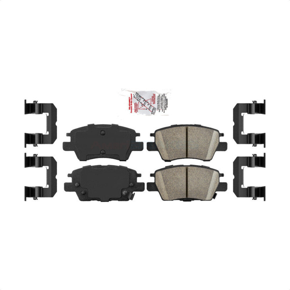 AmeriBRAKES NWF-PRC1844 Disc Brake Pad for 2016-2023 Chevrolet Bolt EUV, Chevrolet Bolt EV, Chevrolet Cruze - Front