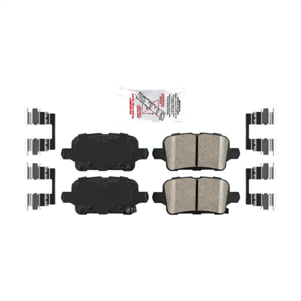 AmeriBRAKES NWF-PRC1857 Disc Brake Pad for 2016-2022 Chevrolet Bolt EUV, Buick Regal Sportback, GMC Terrain - Rear