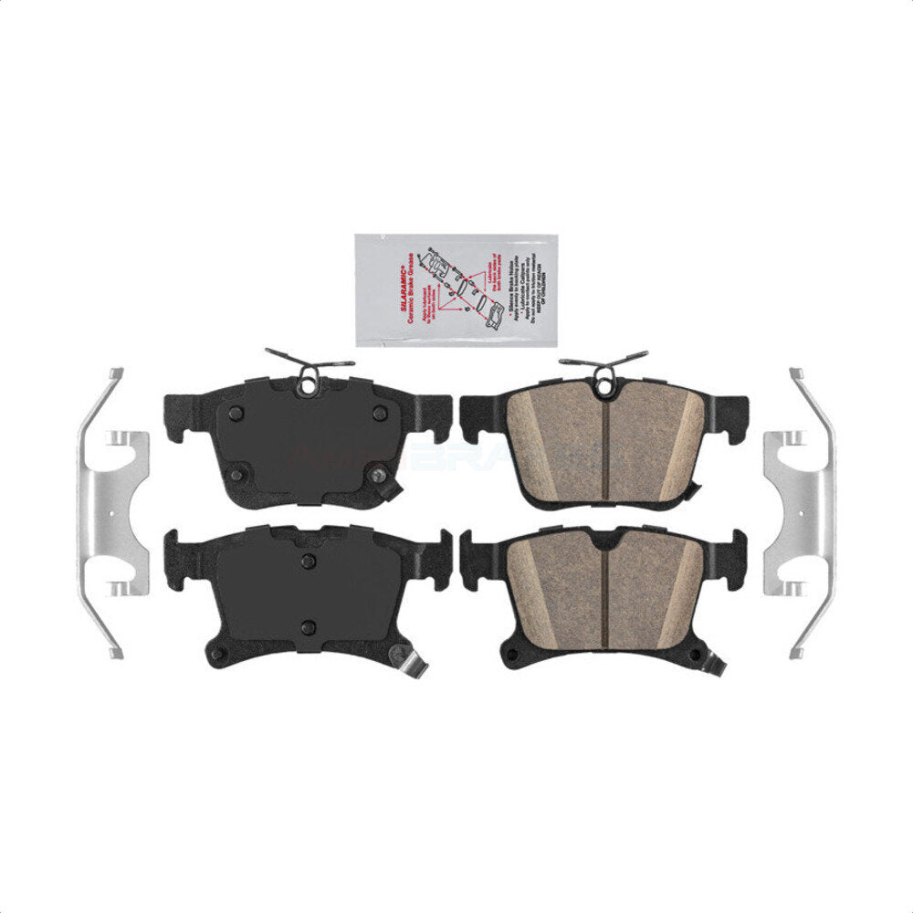 AmeriBRAKES NWF-PRC1901 Disc Brake Pad for 2017-2024 Chrysler Grand Caravan, Chrysler Voyager, Chrysler Pacifica - Rear