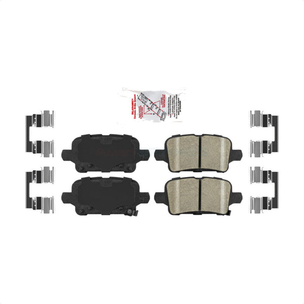 AmeriBRAKES NWF-PRC1915 Disc Brake Pad for 2016-2019 Chevrolet Equinox, GMC Terrain, Buick LaCrosse - Rear