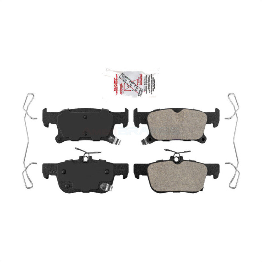 AmeriBRAKES NWF-PRC1923 Disc Brake Pad for 2016-2020 Buick Envision - Rear