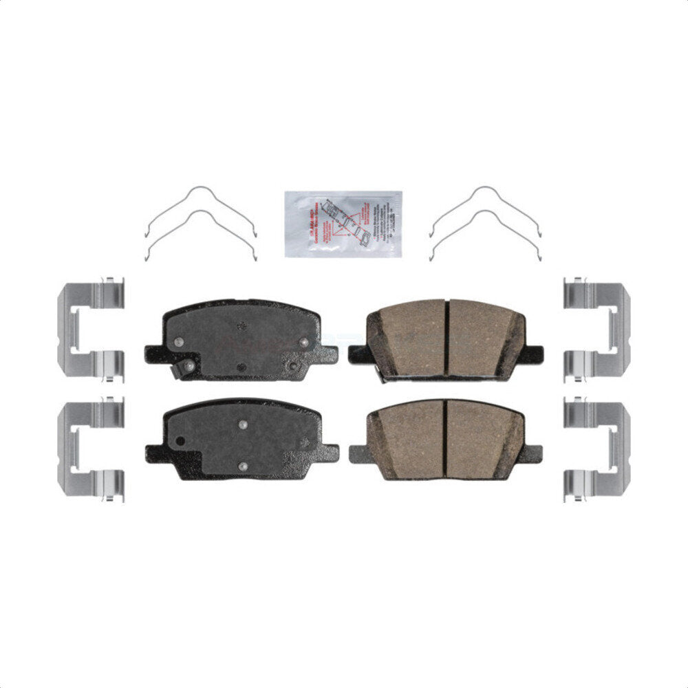 AmeriBRAKES NWF-PRC2019 Disc Brake Pad for 2018-2022 Buick Encore, Chevrolet Trax - Front