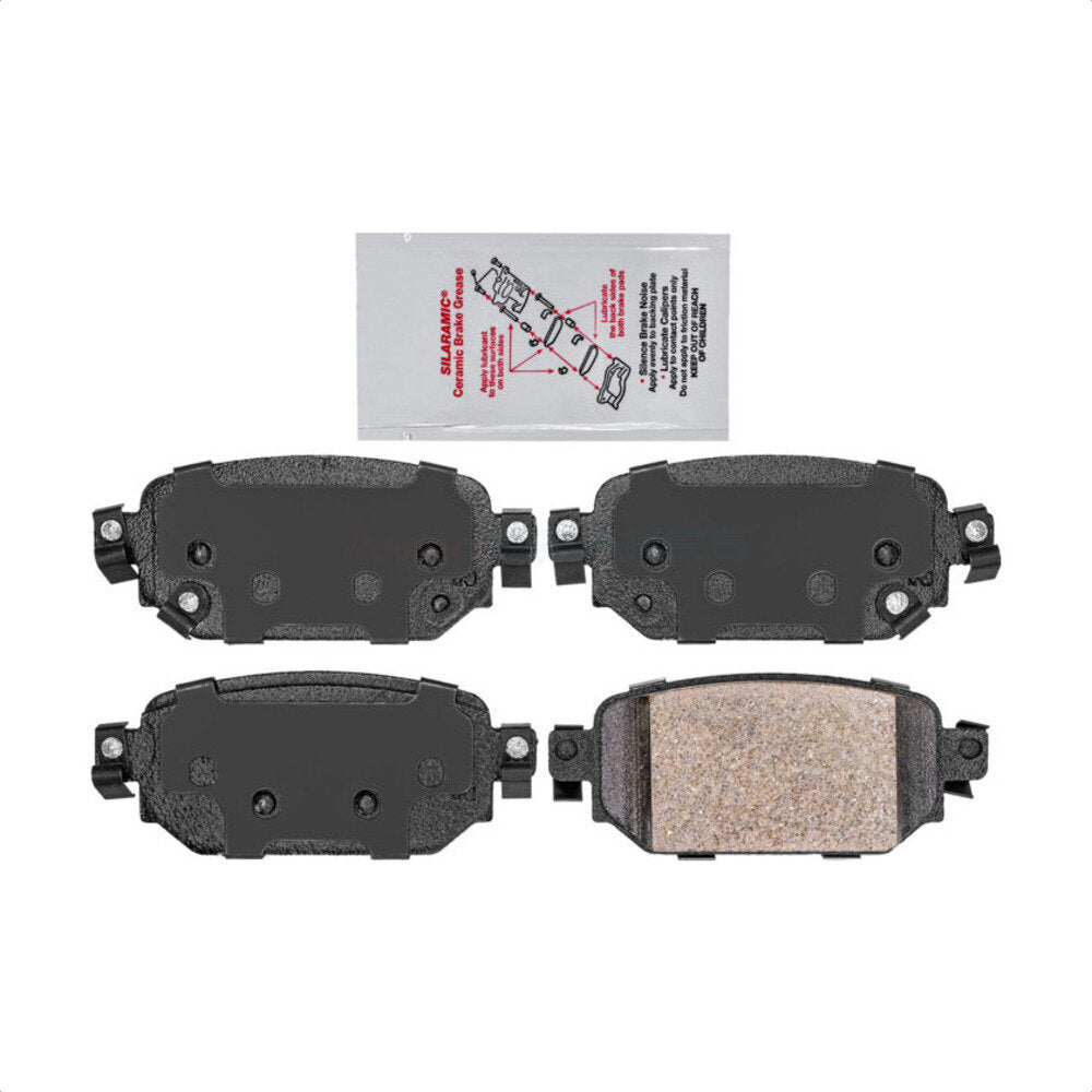 AmeriBRAKES NWF-PRC2042 Disc Brake Pad for 2017-2022 Mazda CX-3, Mazda 3, Mazda 3 Sport - Rear