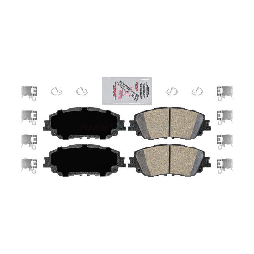 AmeriBRAKES NWF-PRC2076 Disc Brake Pad for 2018-2025 Toyota Camry, Toyota Prius, Toyota Prius Prime - Front