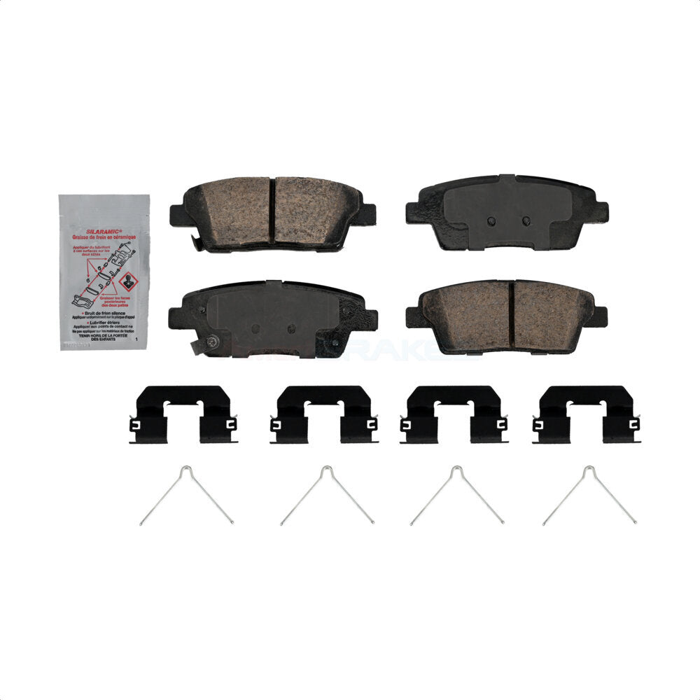 AmeriBRAKES NWF-PRC2100 Disc Brake Pad for 2018-2020 Genesis G80 - Rear