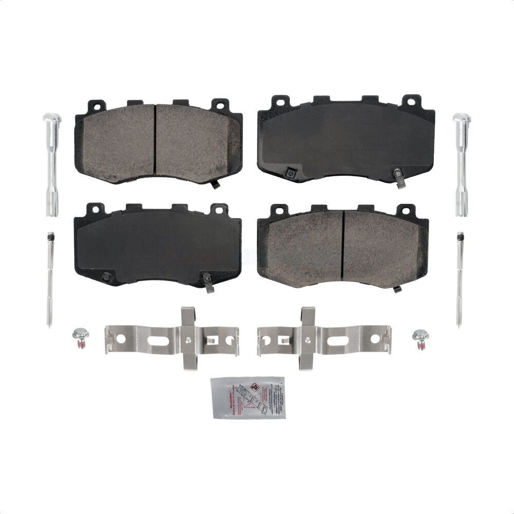 AmeriBRAKES NWF-PRC2152 Disc Brake Pad for 2018-2024 Dodge Durango, Jeep Grand Cherokee - Front