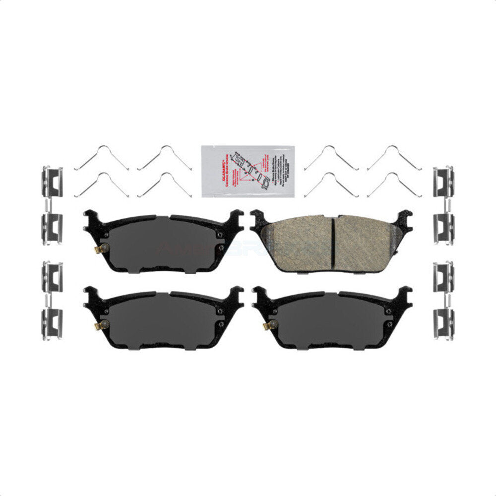 AmeriBRAKES NWF-PRC2169 Disc Brake Pad for 2019-2024 Jeep Grand Wagoneer L, Jeep Wagoneer L, Jeep Grand Wagoneer - Rear