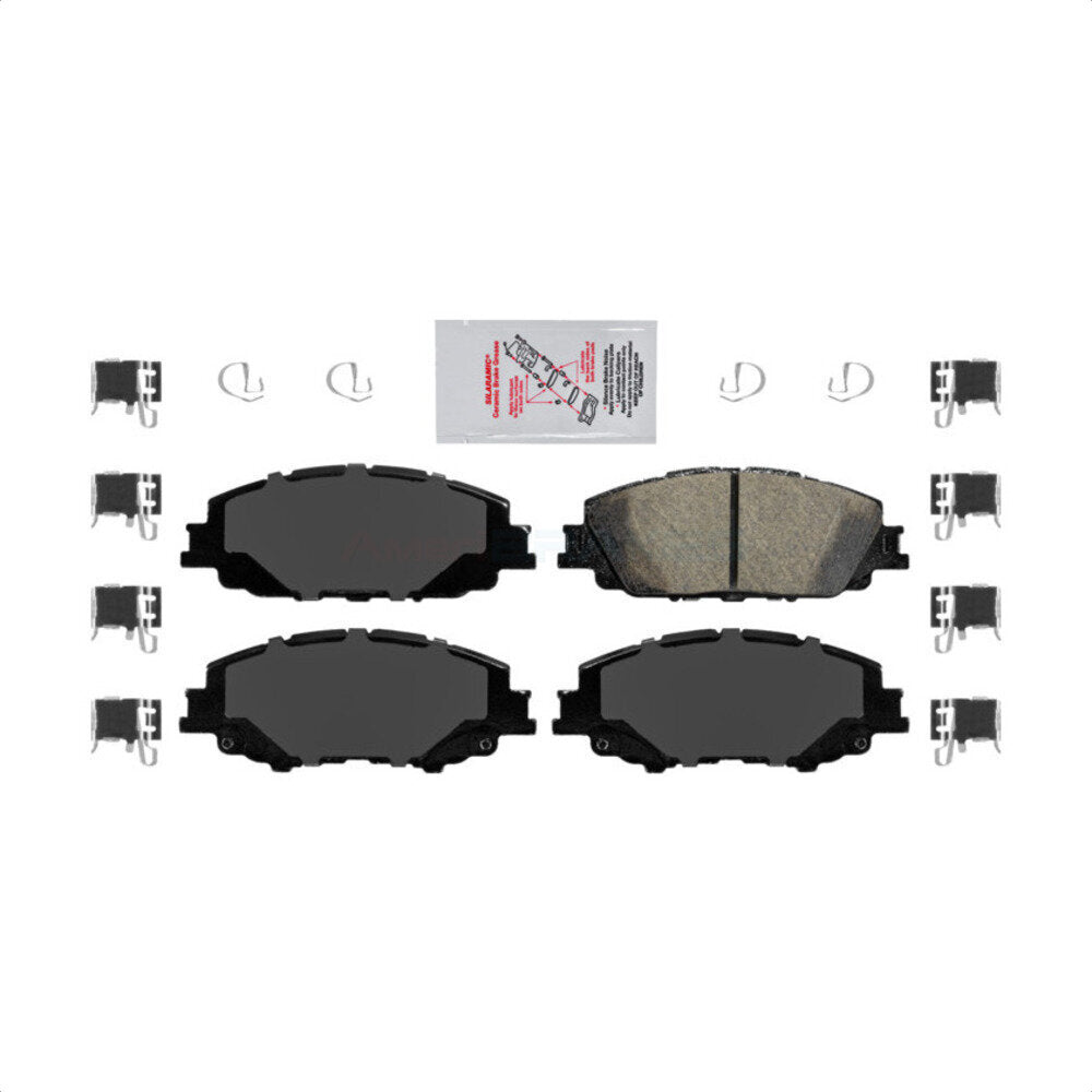 AmeriBRAKES NWF-PRC2176 Disc Brake Pad for 2019-2025 Toyota Corolla, Toyota Prius, Toyota Prius Prime - Front