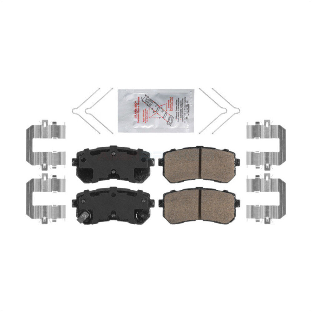 AmeriBRAKES NWF-PRC2188 Disc Brake Pad for 2018-2025 Hyundai Kona, Kia Seltos - Rear
