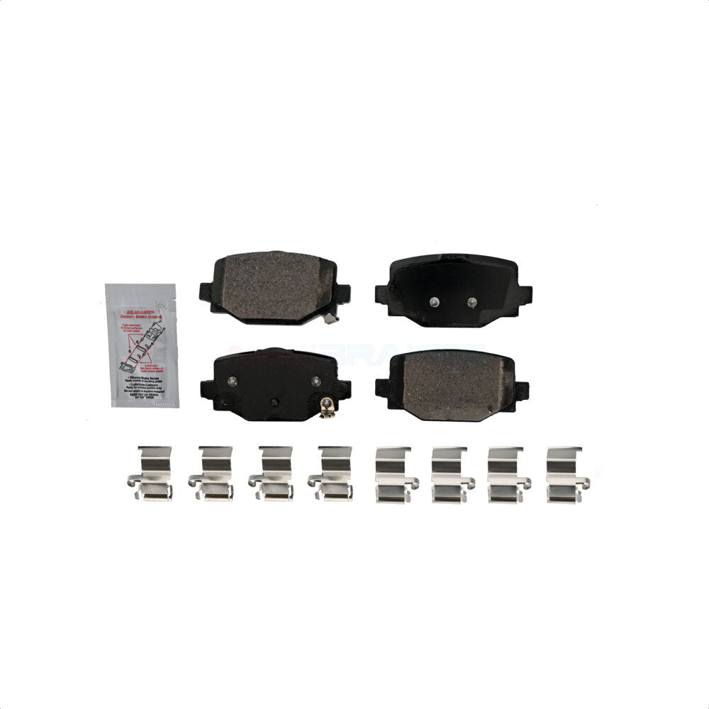 AmeriBRAKES NWF-PRC2191 Disc Brake Pad for 2019-2024 INFINITI QX55, INFINITI QX50 - Rear
