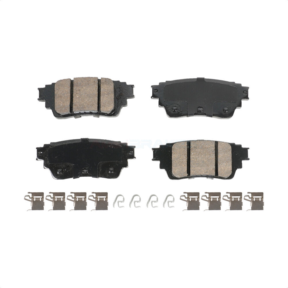 AmeriBRAKES NWF-PRC2200 Disc Brake Pad for 2019-2025 Nissan Kicks Play, Mitsubishi Outlander PHEV, Nissan ARIYA - Rear