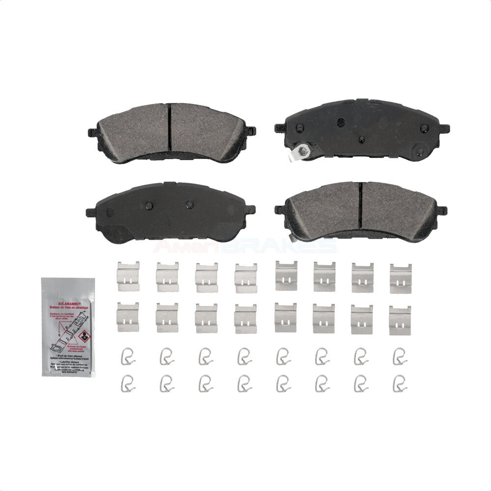 AmeriBRAKES NWF-PRC2208 Disc Brake Pad for 2019-2023 Ford Ranger - Rear