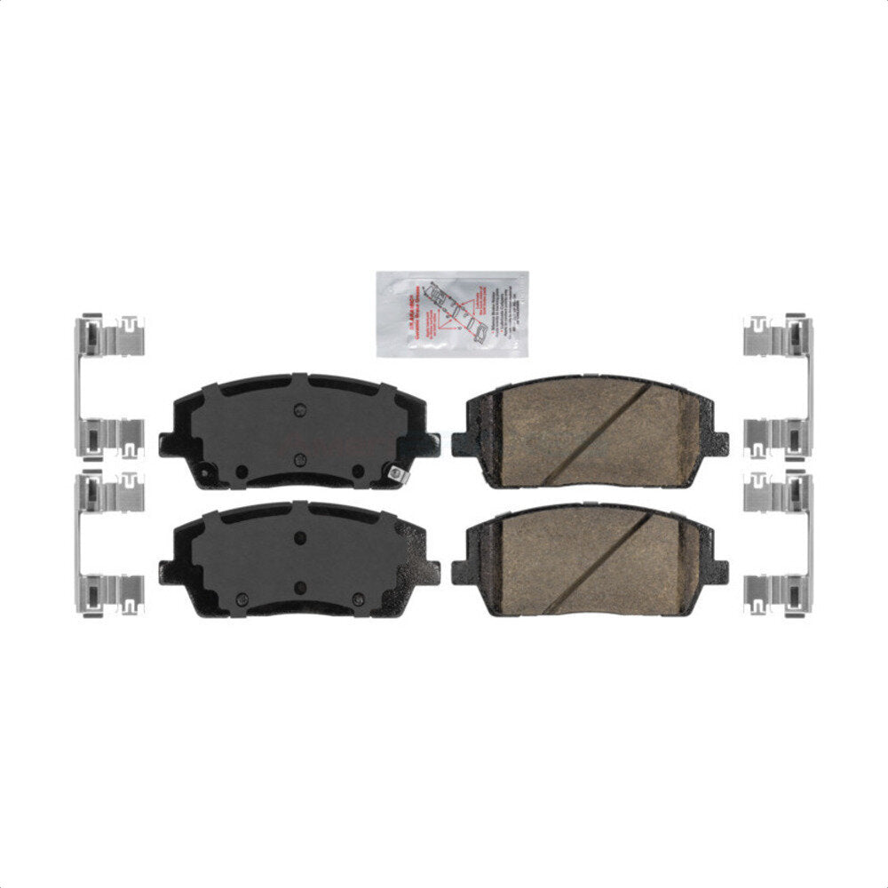 AmeriBRAKES NWF-PRC2215 Disc Brake Pad for 2020-2025 Hyundai Palisade, Kia Telluride - Front