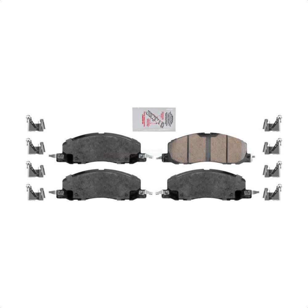 AmeriBRAKES NWF-PRC2230 Disc Brake Pad for 2020-2024 Ford Explorer, Lincoln Aviator - Front