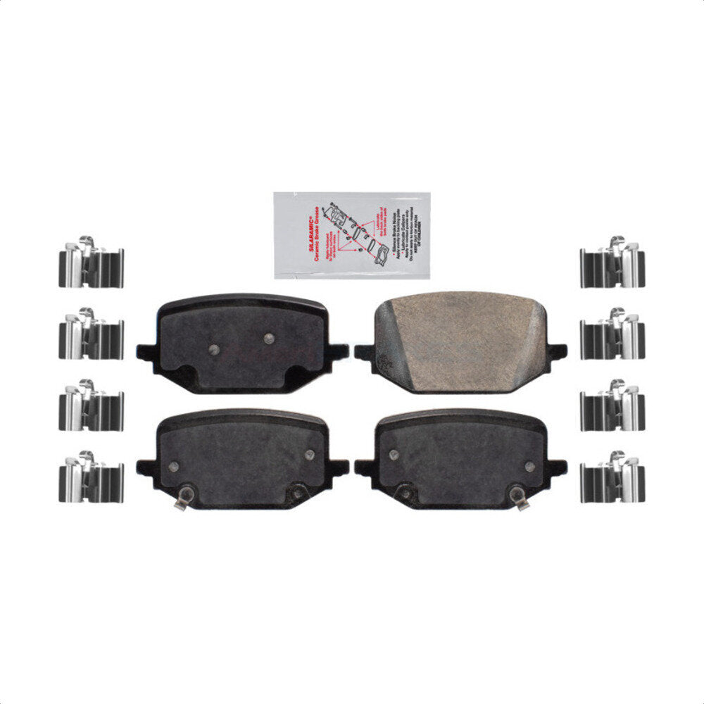 AmeriBRAKES NWF-PRC2231 Disc Brake Pad for 2020-2024 Ford Explorer, Ford Police Interceptor Utility, Lincoln Aviator - Rear