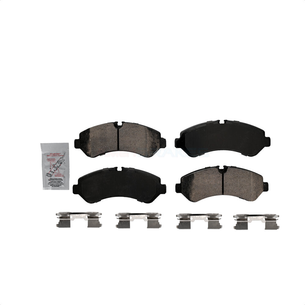 AmeriBRAKES NWF-PRC2236 Disc Brake Pad for 2019-2023 Freightliner Sprinter 3500XD, Mercedes-Benz Sprinter 3500, Freightliner Sprinter 3500 - Rear