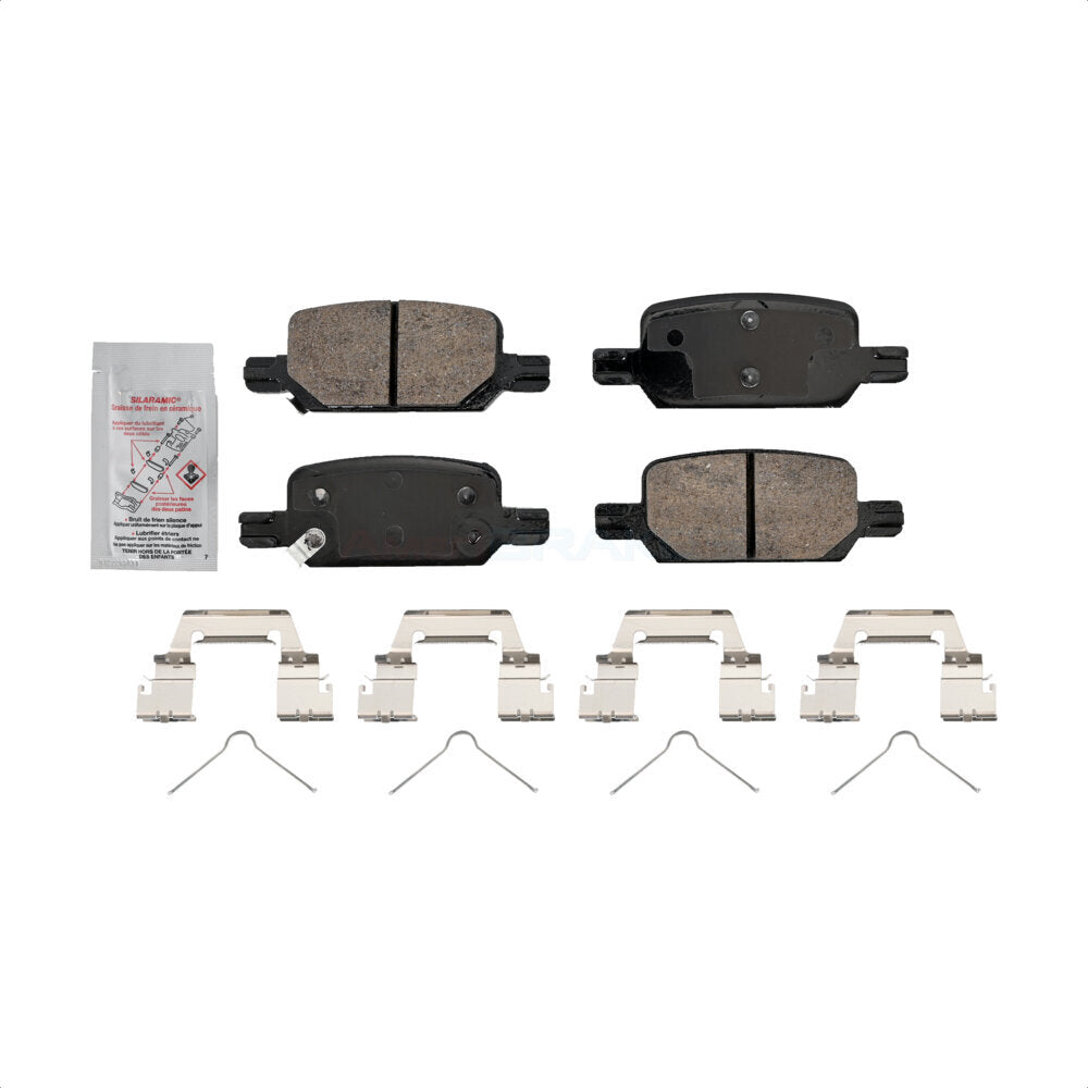 AmeriBRAKES NWF-PRC2370 Disc Brake Pad for 2021-2022 Chevrolet Colorado, GMC Canyon - Rear