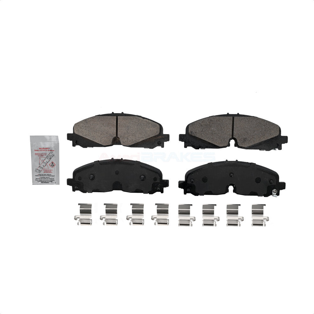 AmeriBRAKES NWF-PRC2371 Disc Brake Pad for 2020-2025 Chevrolet Blazer EV, Cadillac LYRIQ, Cadillac XT5 - Front