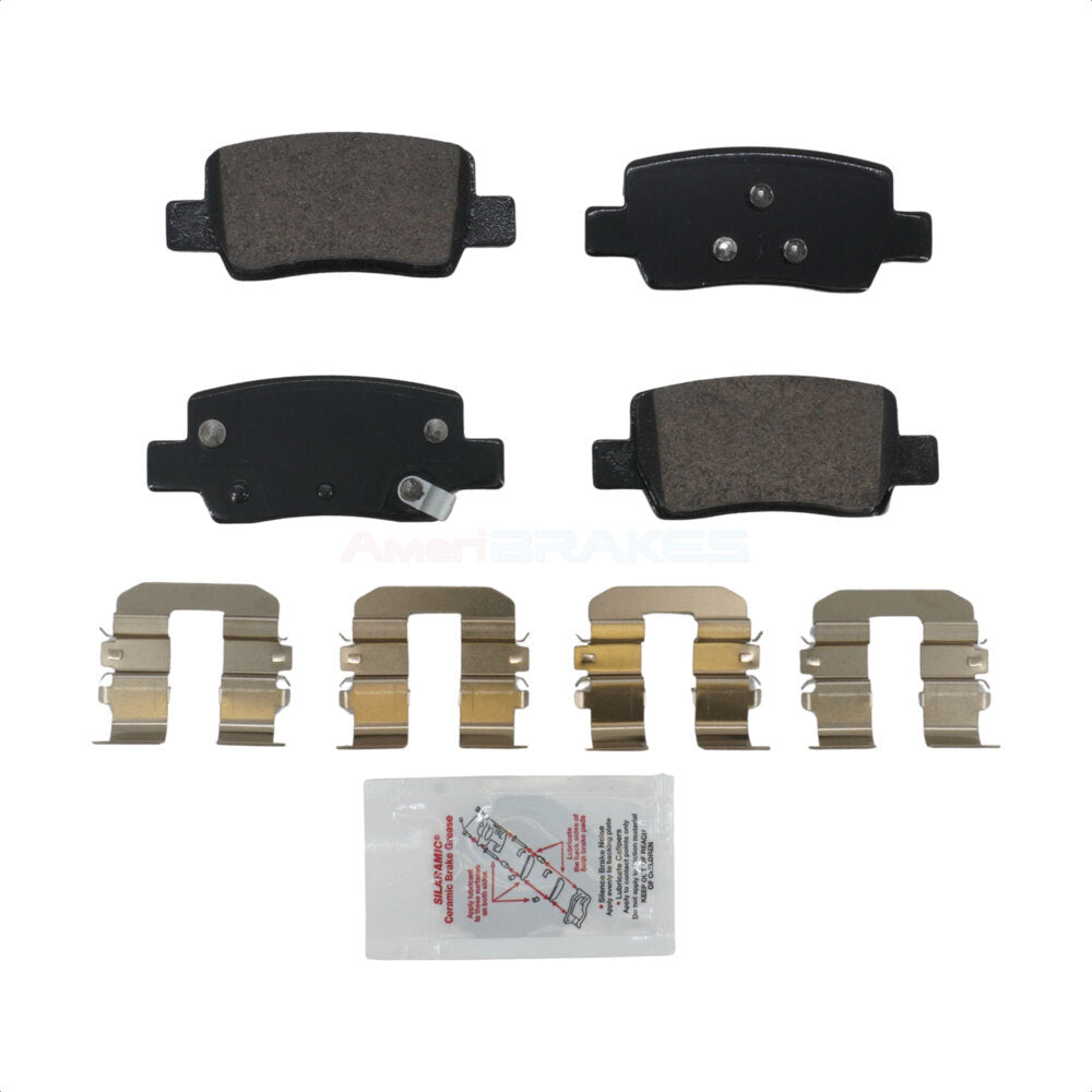 AmeriBRAKES NWF-PRC2373 Disc Brake Pad for 2021-2025 Kia K4, Hyundai Kona, Kia Soul - Rear