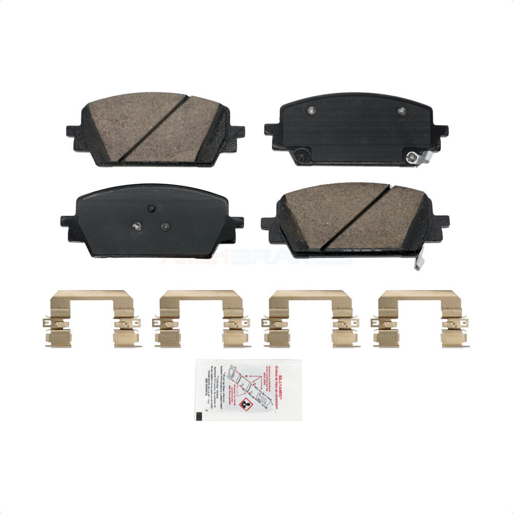 AmeriBRAKES NWF-PRC2380 Disc Brake Pad for 2021-2025 Hyundai Santa Cruz, Hyundai Santa Fe, Kia Sorento - Front