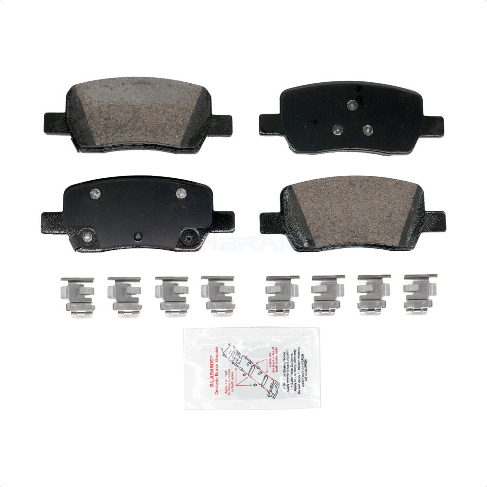 AmeriBRAKES NWF-PRC2381 Disc Brake Pad for 2021-2023 Hyundai Santa Cruz, Kia Carnival, Hyundai Santa Fe - Rear