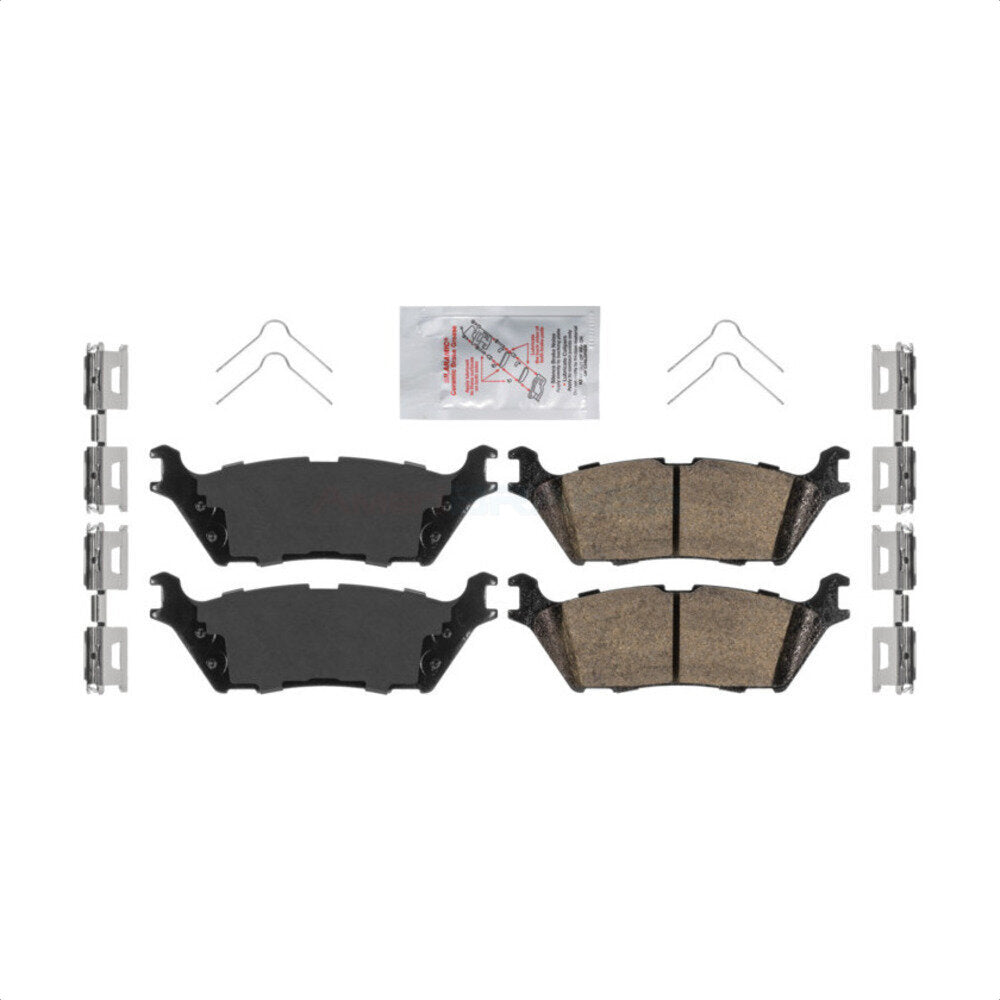 AmeriBRAKES NWF-PRC2383 Disc Brake Pad for 2021-2025 Ford Bronco, Ford Expedition, Ford F-150 Lightning - Rear