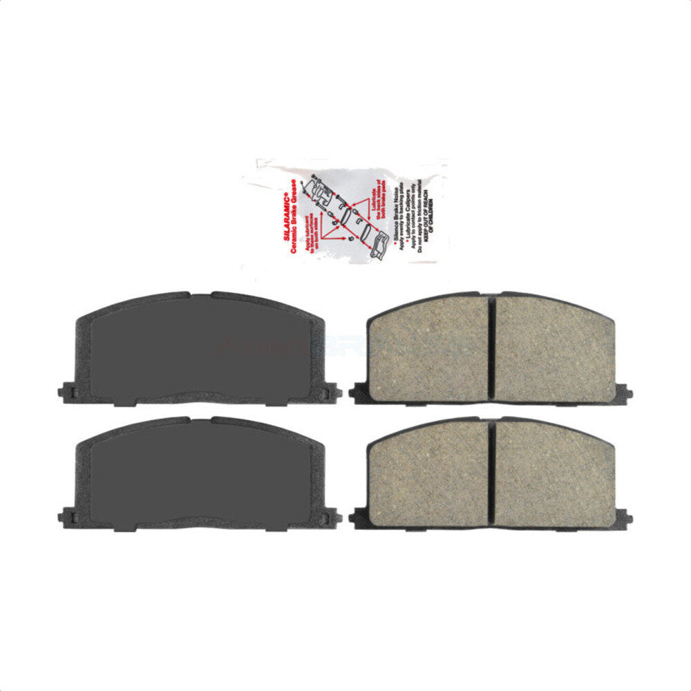 AmeriBRAKES NWF-PRC242 Disc Brake Pad for 1983-1999 Toyota Paseo, Toyota Celica, Toyota MR2 - Front