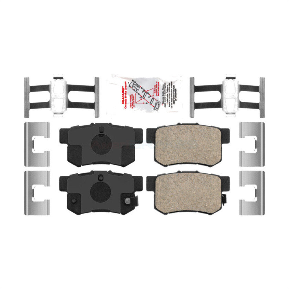 AmeriBRAKES NWF-PRC365 Disc Brake Pad for 1987-2022 Honda Civic, Acura ILX, Suzuki SX4 Crossover - Rear