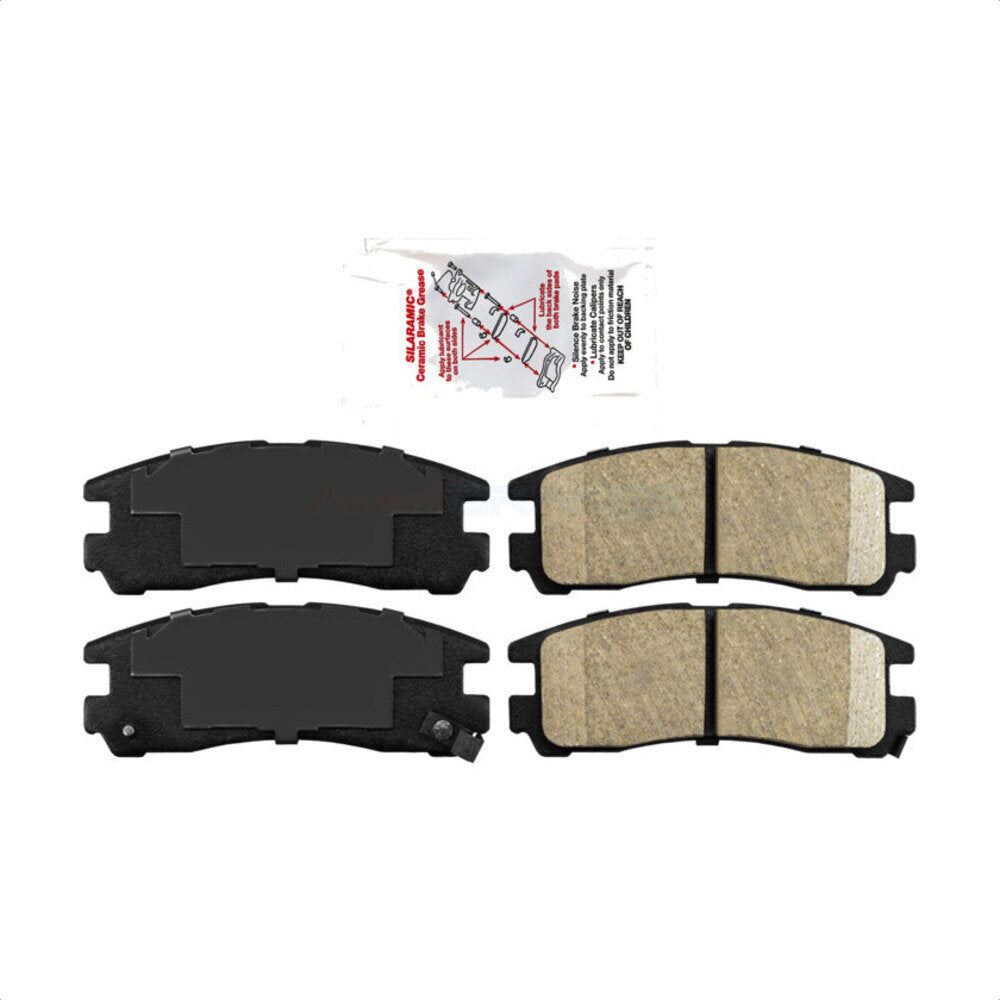 AmeriBRAKES NWF-PRC383 Disc Brake Pad for 1988-2012 Mitsubishi Galant, Mitsubishi Eclipse, Dodge Stratus - Rear