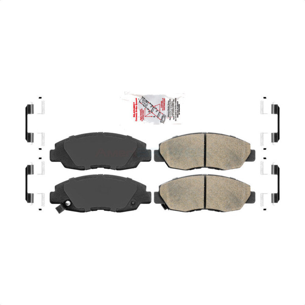 AmeriBRAKES NWF-PRC465A Disc Brake Pad for 1996-2014 Honda Civic, Honda Insight, Honda Accord - Front
