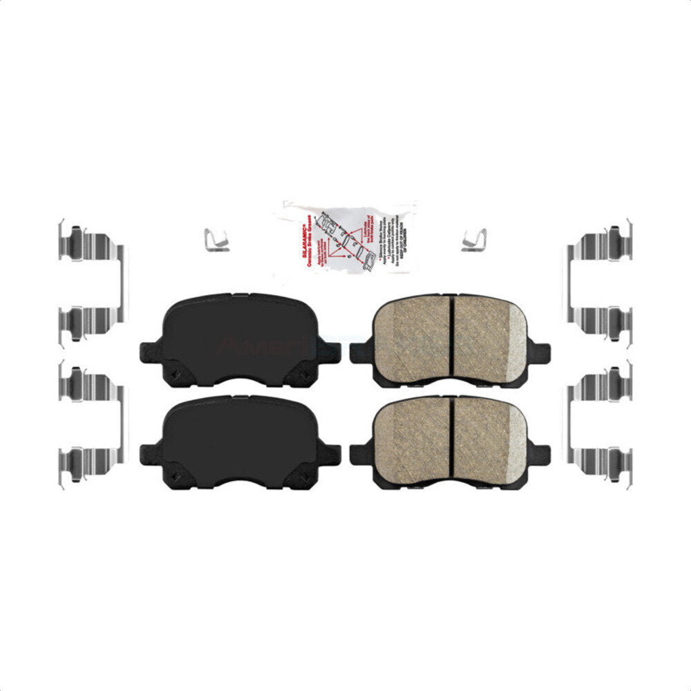 AmeriBRAKES NWF-PRC741 Disc Brake Pad for 1998-2002 Chevrolet Prizm, Toyota Corolla - Front