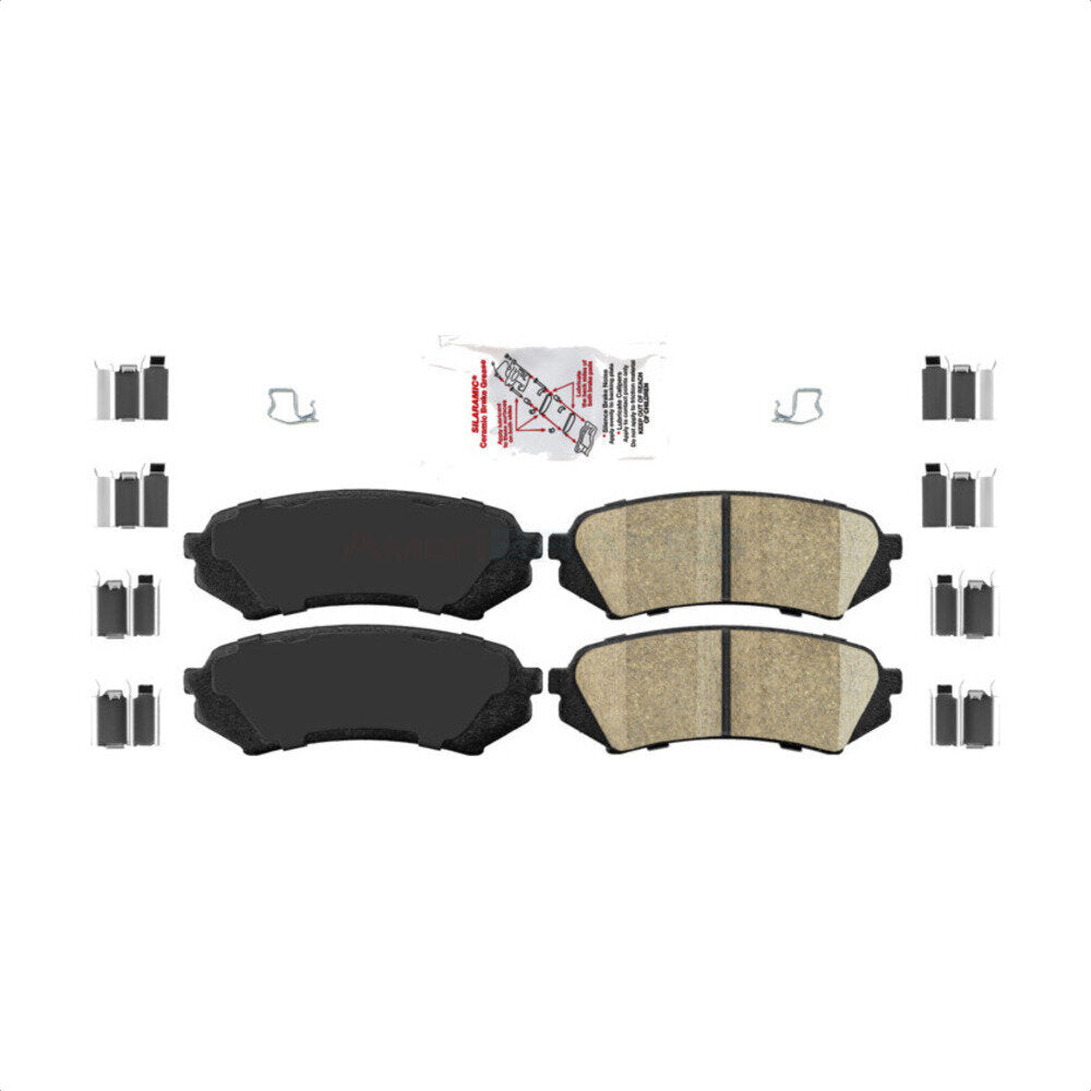 AmeriBRAKES NWF-PRC773 Disc Brake Pad for 1998-2007 Lexus LX470, Toyota Land Cruiser - Rear