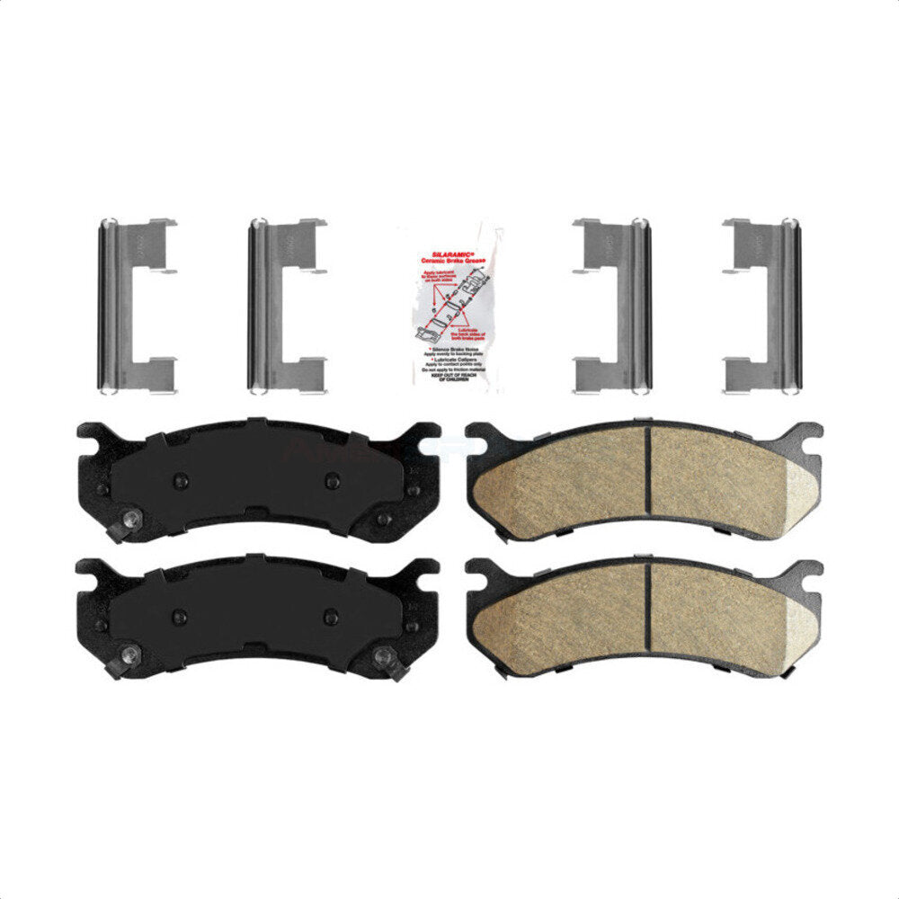 AmeriBRAKES NWF-PRC785 Disc Brake Pad for 1999-2013 Chevrolet Silverado 1500 Classic, Chevrolet Silverado 1500 HD Classic, Chevrolet Silverado 2500 HD Classic - Front, Rear