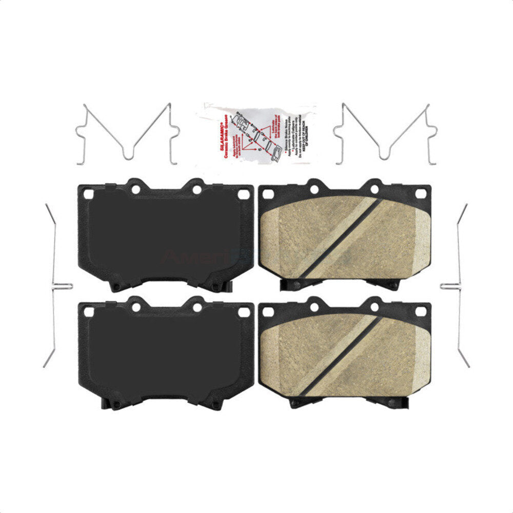 AmeriBRAKES NWF-PRC812 Disc Brake Pad for 2000-2003 Toyota Sequoia, Toyota Tundra - Front