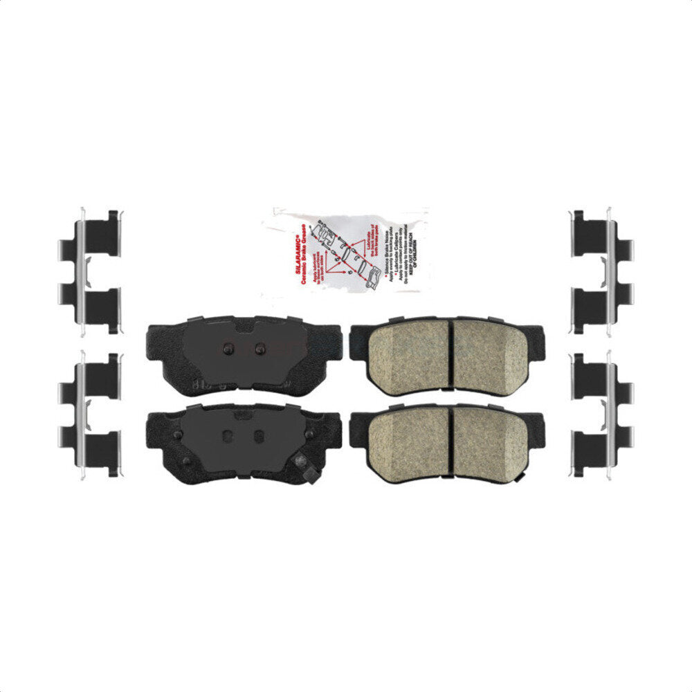 AmeriBRAKES NWF-PRC813 Disc Brake Pad for 1999-2010 Hyundai Elantra, Hyundai Azera, Hyundai Sonata - Rear