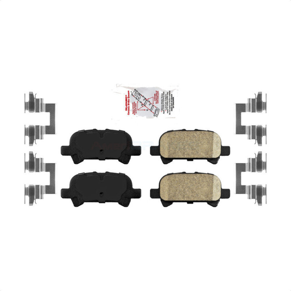 AmeriBRAKES NWF-PRC828 Disc Brake Pad for 1999-2008 Toyota Solara, Toyota Avalon, Toyota Camry - Rear