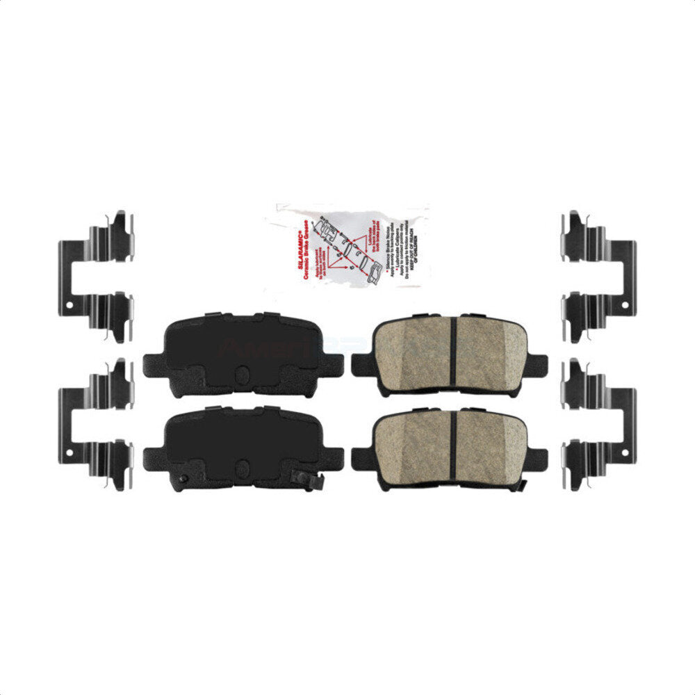 AmeriBRAKES NWF-PRC865 Disc Brake Pad for 2001-2008 Honda Pilot, Honda Odyssey, Acura MDX - Rear