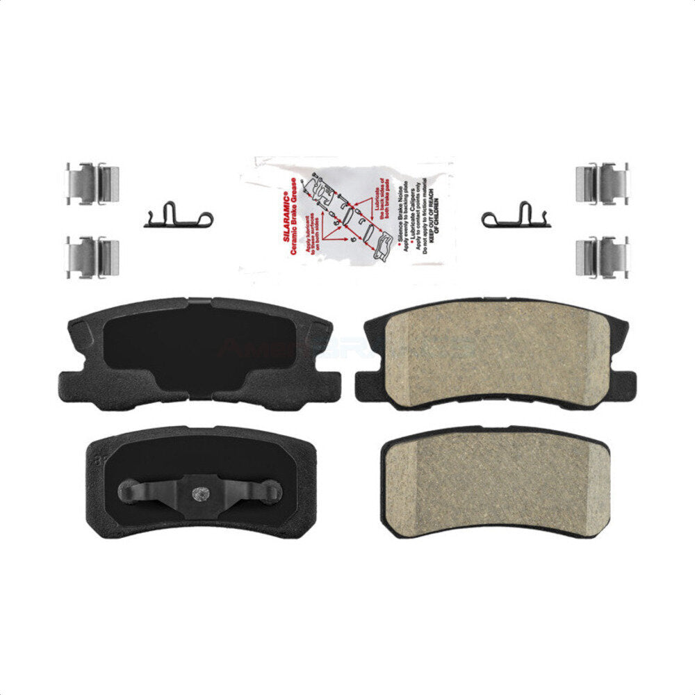 AmeriBRAKES NWF-PRC868 Disc Brake Pad for 2000-2017 Mitsubishi Lancer, Chrysler 200, Mitsubishi Outlander Sport - Rear