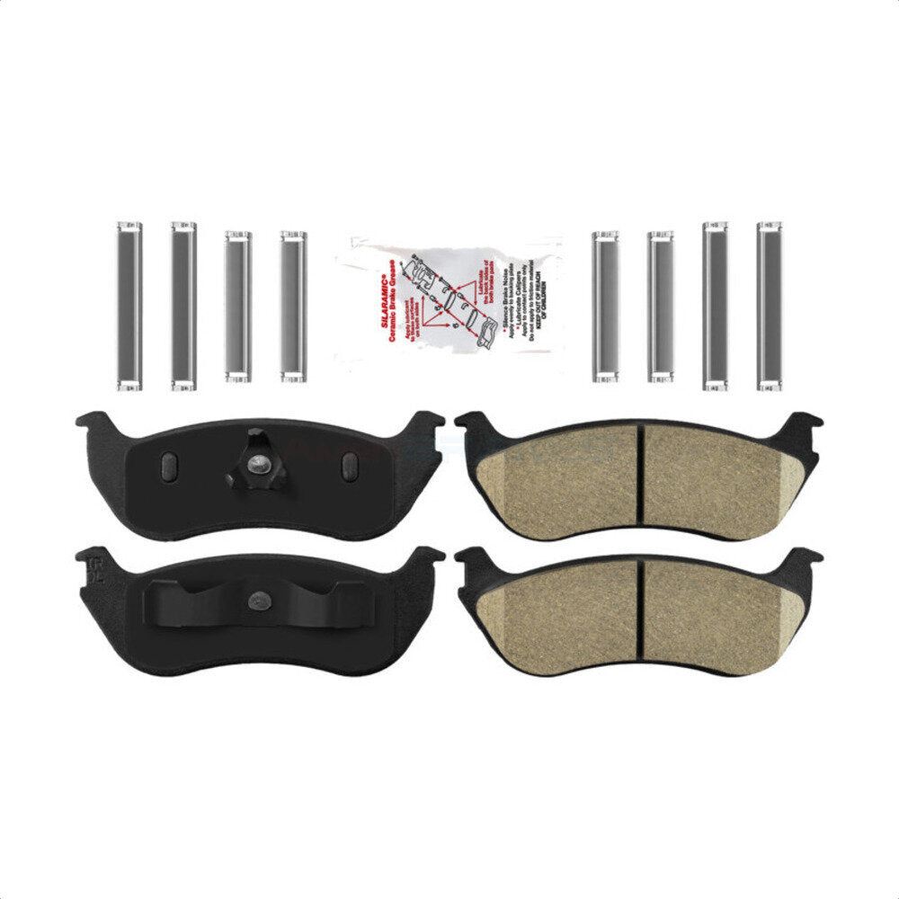 AmeriBRAKES NWF-PRC881 Disc Brake Pad for 2002-2005 Ford Explorer, Mercury Mountaineer - Rear