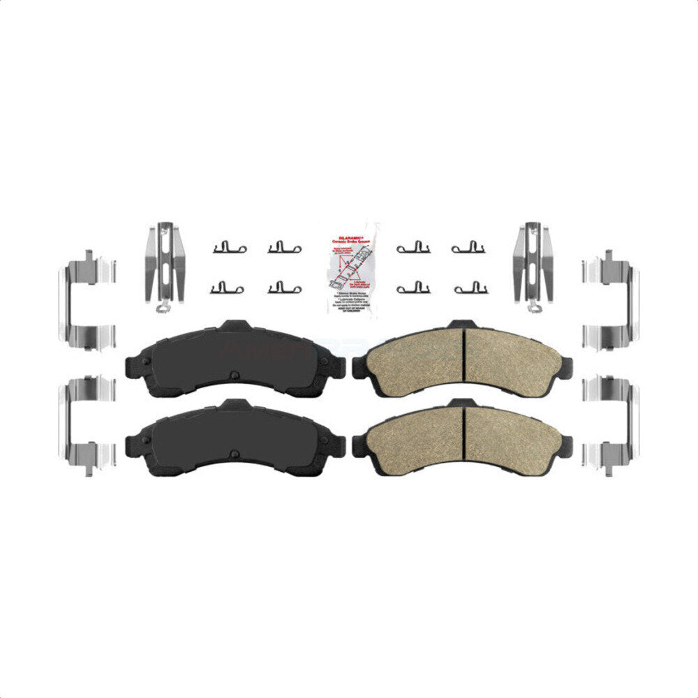 AmeriBRAKES NWF-PRC882 Disc Brake Pad for 2002-2006 Isuzu Ascender, Saab 9-7x, Buick Rainier - Front