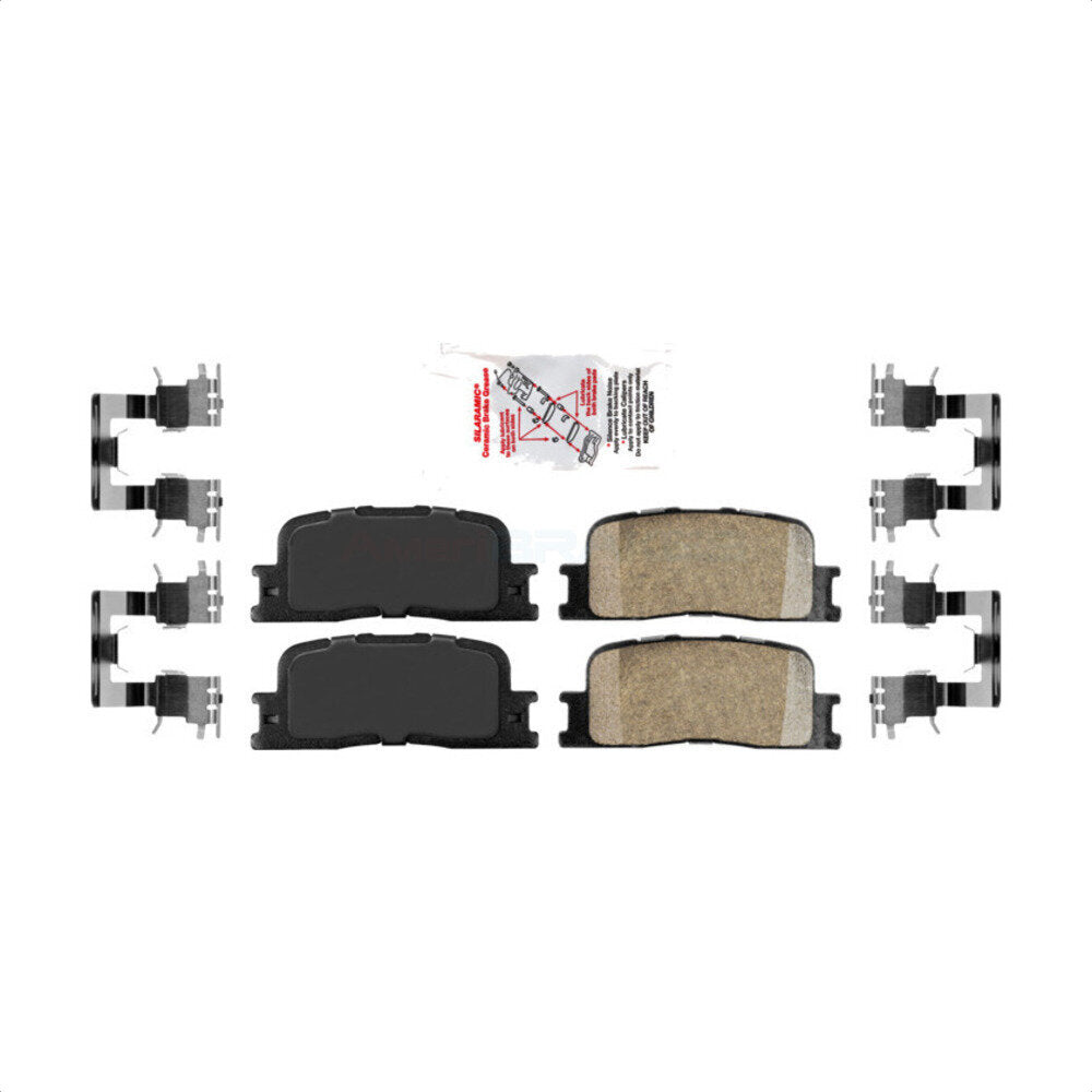 AmeriBRAKES NWF-PRC885A Disc Brake Pad for 2001-2006 Lexus ES330, Lexus ES300, Toyota Camry - Rear