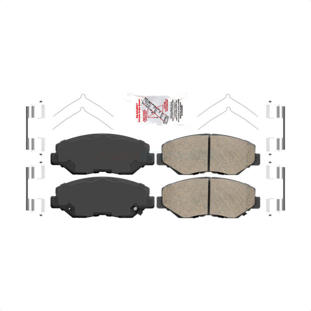 AmeriBRAKES NWF-PRC914 Disc Brake Pad for 2002-2017 Acura ILX, Honda Accord, Honda Fit - Front