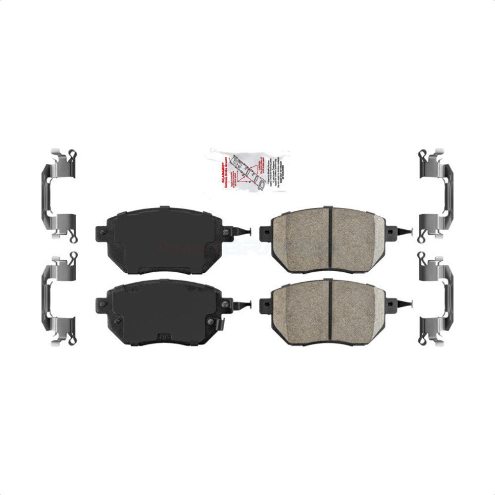 AmeriBRAKES NWF-PRC969 Disc Brake Pad for 2003-2012 Nissan Murano, INFINITI FX35, INFINITI FX45 - Front