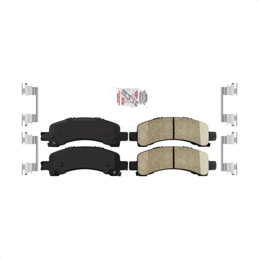 AmeriBRAKES NWF-PRC974 Disc Brake Pad for 2003-2020 Chevrolet Express 2500, Chevrolet Express 3500, GMC Savana 2500 - Rear