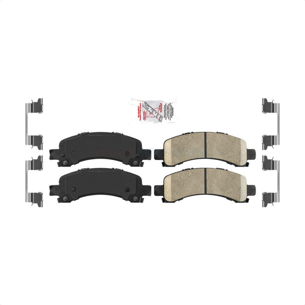 AmeriBRAKES NWF-PRC974A Disc Brake Pad for 2002-2014 Cadillac Escalade, Chevrolet Avalanche 1500, Chevrolet Express 1500 - Rear